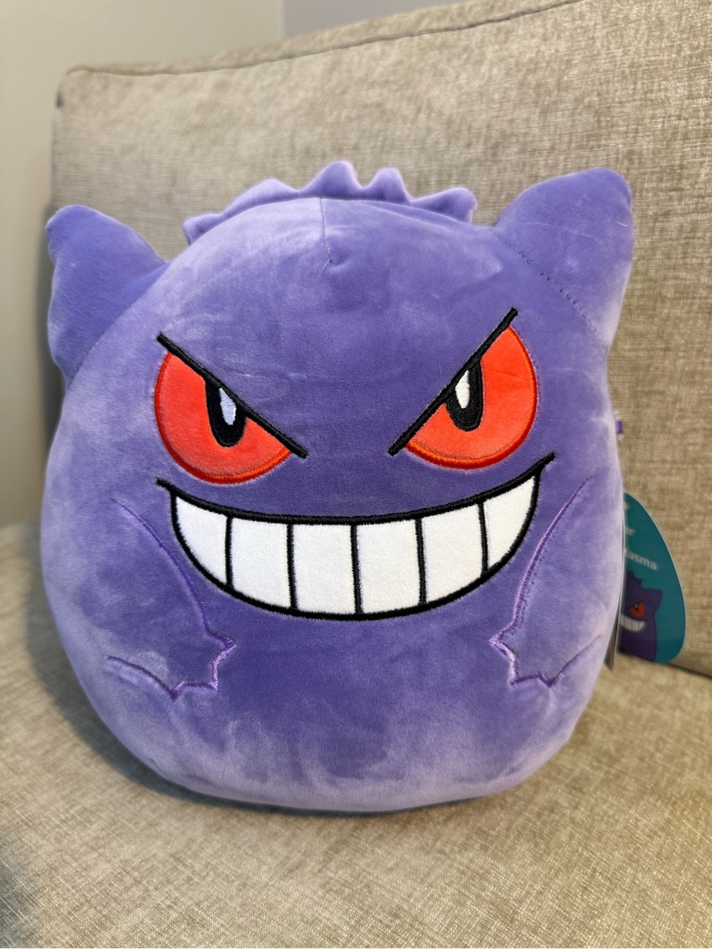 Squishmallows Pokemon Gengar 10" Plush Kellytoy SQPK00009 Purple 10 Inch